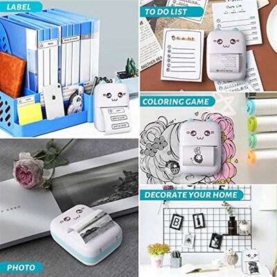 Mini Photo Pocket Printer Portable Ink-free Thermal 57mm er