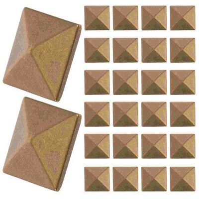 100 Pcs Metal Copper Ironing Sheet Studs Rivet DIY