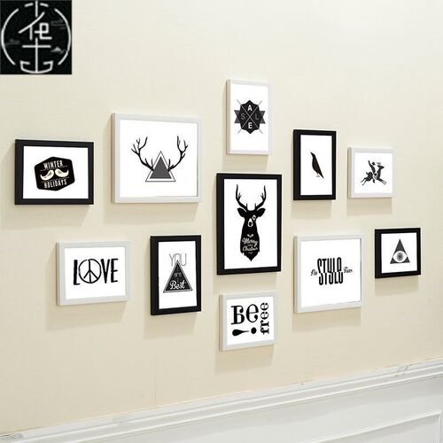 11pcs/Lot Wooden Multi Photo Frame Picture Frames Wall Hang