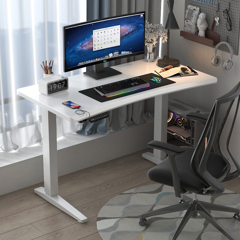 Koble升降书桌 电机弧形电脑桌可调节实木质感学习桌电动办公桌,住宅家具,电动升降桌,淘宝优惠券,粉丝福利购,淘宝优惠卷