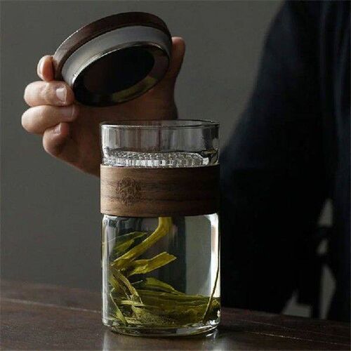 Heat Resistant Glass Tea Cup with Filter Chinese Kung Fu