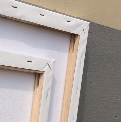 painting canvas blank pane square mounted Art Cotton flax