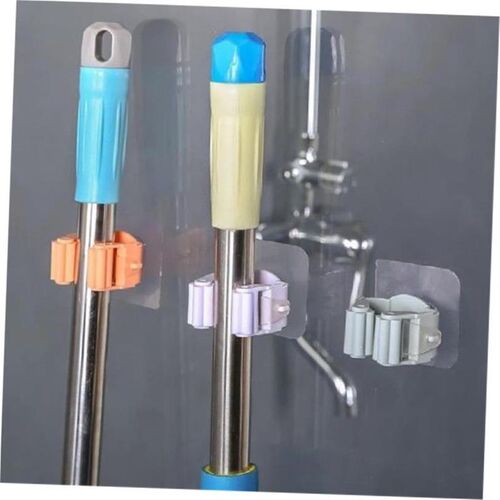 Wall Mounted Mop Organizer Holder Brush Broom Hanger Home