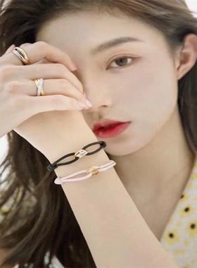 100% Original 925 Silver High Quality Trinity Bracelet Color