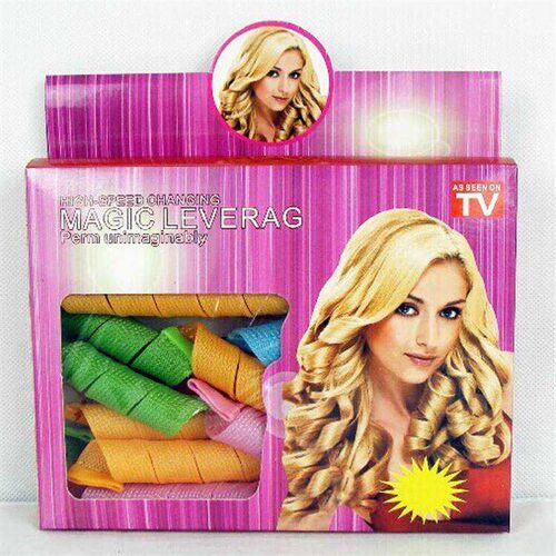 magic leverag circle hair styling roller curler hair salon
