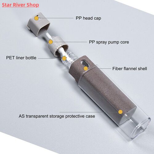 2 In 1 Phone Screen Cleaner Spray Portable Tablet Mobile PC
