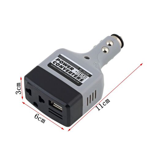Car Mobile Converter Inverter Adapter DC 12V/24V to AC 220V