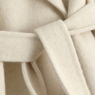 双面羊绒大衣女中长款 糖果色毛呢外套加厚高级感 过膝2025秋冬新款