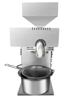 出QOV口厂油直销电动小商用不锈钢全自动花生工椰型子辣木籽榨机