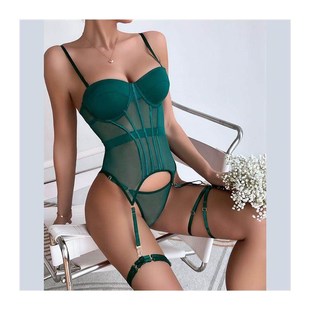 Comfortable mesh shaped split body underwear set舒适网纱内衣