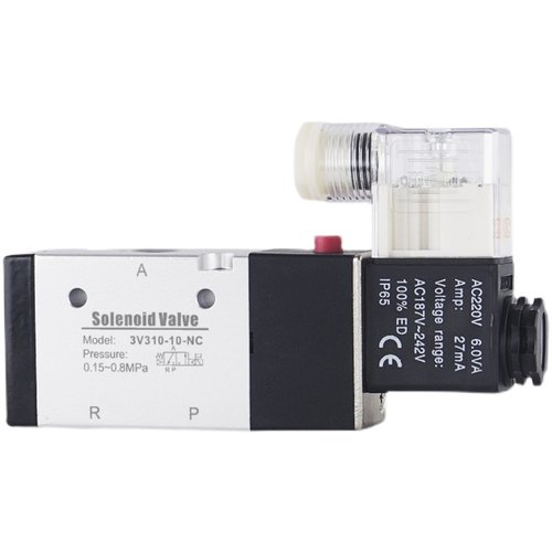 气动电磁控制3V310-10常闭二位三通电子气C/DC2V换向