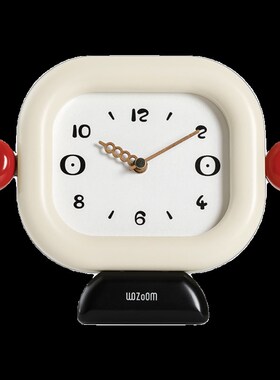 满得达客厅桌面奶油风时钟入户玄关装饰摆件电视柜酒柜家居饰品