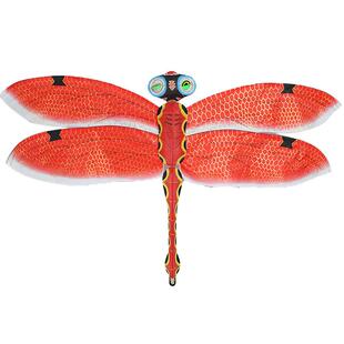 非遗手工立体纸鸢 烫金立体蜻蜓1.5米加大竹架摄影拍照装饰风筝