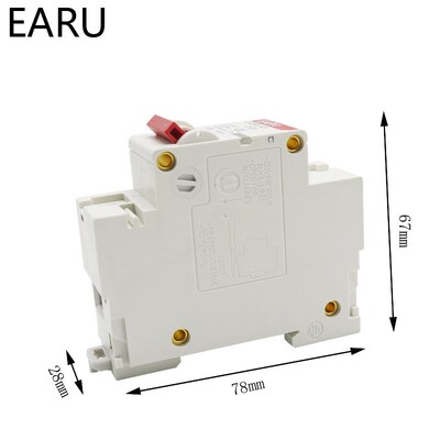DC 1000V 125A 1P Solar Mini Circuit Breaker Overload Protec