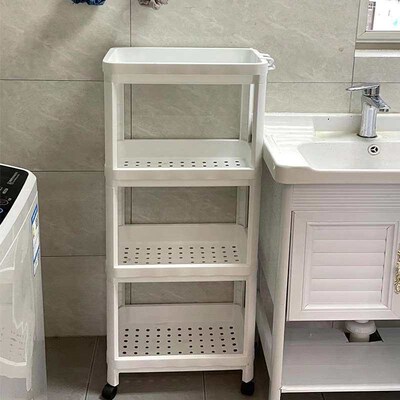 Toilet Storage Rack Floor Bathroom Shelf Toilet Washstand Ga