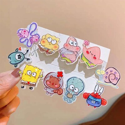 Full of vitality ~ acrylic cute cartoon hairpin summer candy