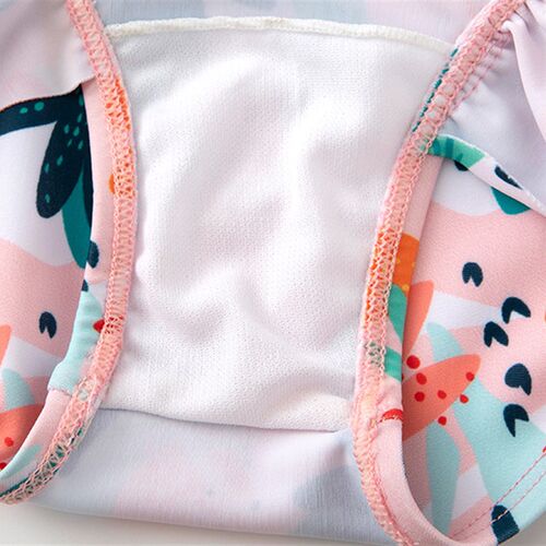 Girl One Piece Suit 2-11 Year Children Short Sleeve Swimsuit