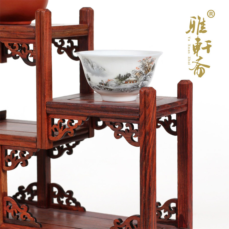 雅轩斋红木明清仿古家具底座茶壶架老酸枝实木雕现代博古架多宝阁,住宅家具,多宝格/博古架,淘宝优惠券,粉丝福利购,淘宝优惠卷