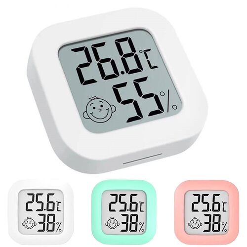 Mini LCD Digital Thermometer Hygrometer Indoor Outdoor Tempe