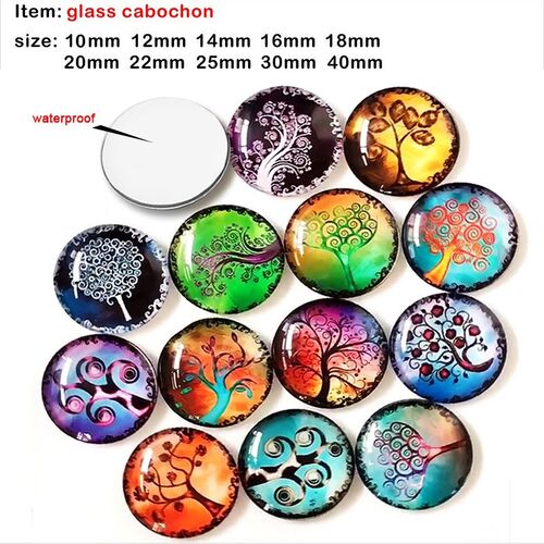 sand beach turtle anchor Round photo glass cabochon demo fla