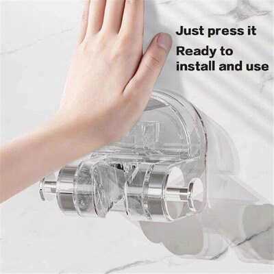 Wall Mount Shower Head Holder Height Adjustable Shower Wand