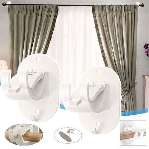 Curtains Rod Holders No Drilling Curtains Rod Hook Holder