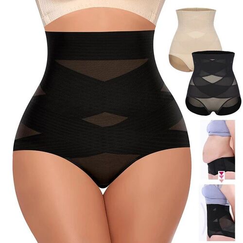 High Waisted Body Shaper X-shaped Girdles Tummy Control Shap