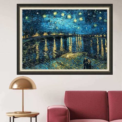 DIY diamond painting dscape sti diamond cross stitch bedroom