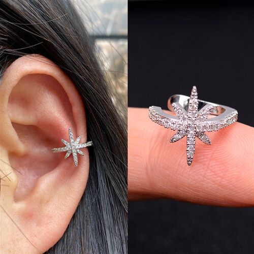 1Pc Helix Cartilage Conch Fake Without Piercing Cuff Earring