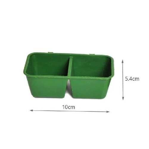 Small Animal Feeder Bowl For Cage Standing Plastic Bird