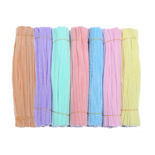 50/100pcs 30cm Chenille Stems  Cleaners Kids Educational Toy