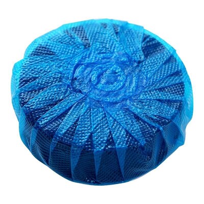 60pcs Blue Bubble Automatic Toilet Cleaner Tablet Blocks Loo