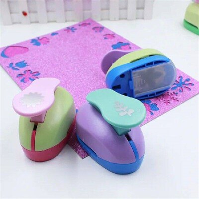1.5 inch Round Wave Circle Flower paper cutter perforadora
