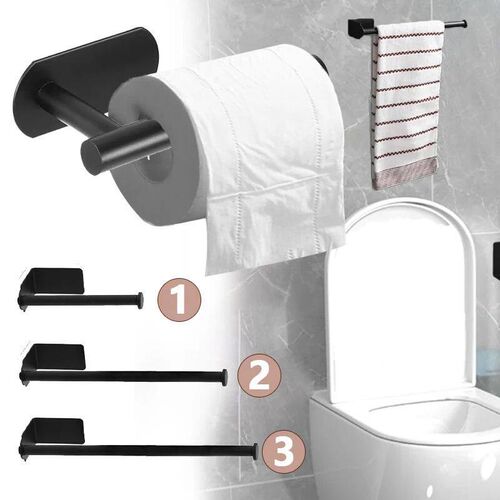 Stainless Steel Paper Towel Holder Self Adhesive Toilet Roll