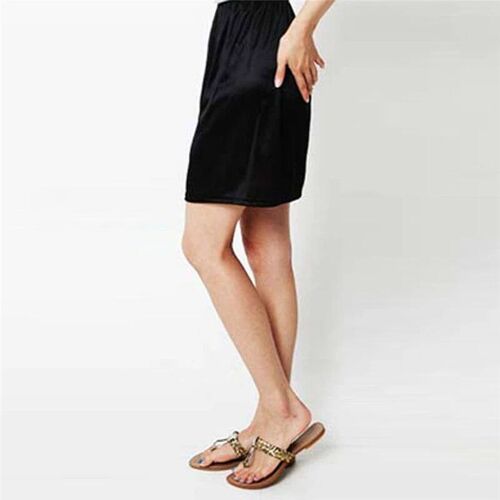 Satin Underskirt Half Slips Dress for Women Summer Thin Ice