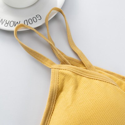 Women Tank Top Push Up Bra Tube Tops Seamless Brassiere Crop