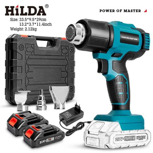 300-550 Electric Heat Gun Rechargeable Cordless Temperatur