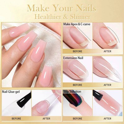 BORN PRETTY 250g 10 IN 1 Glue Gel Nail Polish Keep Nail C Ar