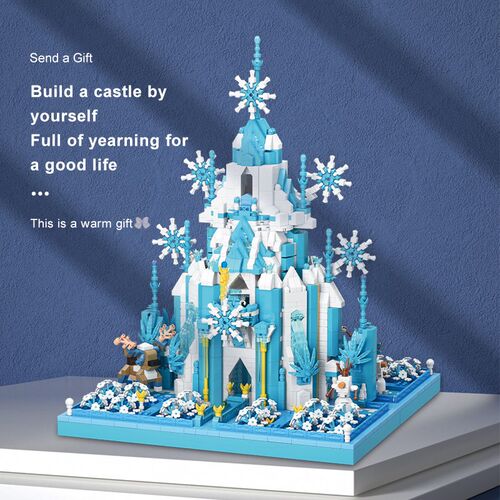 New 3D Mirco Particle Friends Dearm Castle House Model Build