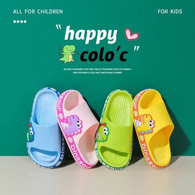 Children Slippers Kids Summer Cartoon Beach Shoes Boys Girls