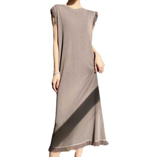 size womens dress High suspender large tassel end