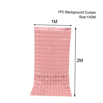 Party Background Curtain Sequin Backdrop Wedding Decor Baby