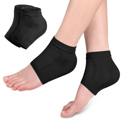Mesh Gel Silicone Heel Socks Foot Cover Moisturizing Anti-we