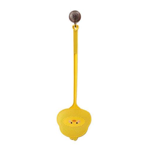 Resilient and Extended Yellow Duck Fly Swatter, Thickened Ca