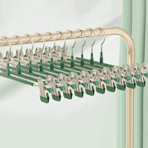 Traceless Pants Hangers, Clips for Home Storage, Skirt and P