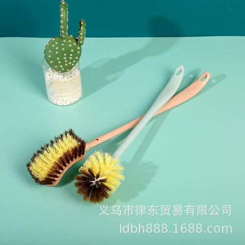 Colorful Plastic Toilet Brush, Square Head Household Toilet