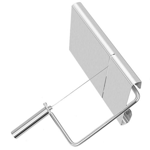 Stainless steel cheese slicer with scale for sausage, ham