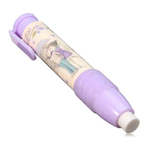 fashion students pen shape eraser cute rubber stationery kid