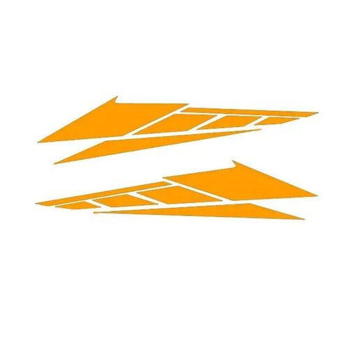 1 Pair Reflective Self-adhesive Motorcycle Tail Box Decals A