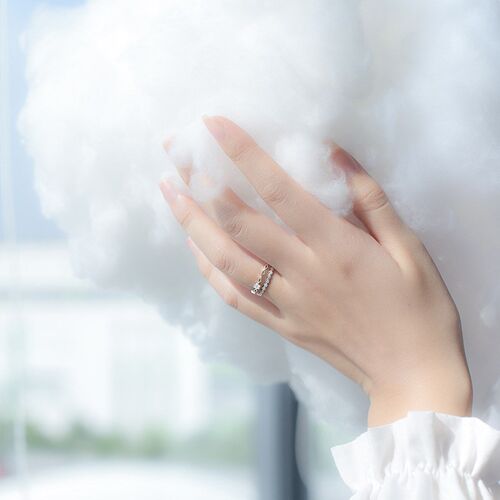 Retro Minimalist Opening Rings For Women Double Layer Moon S